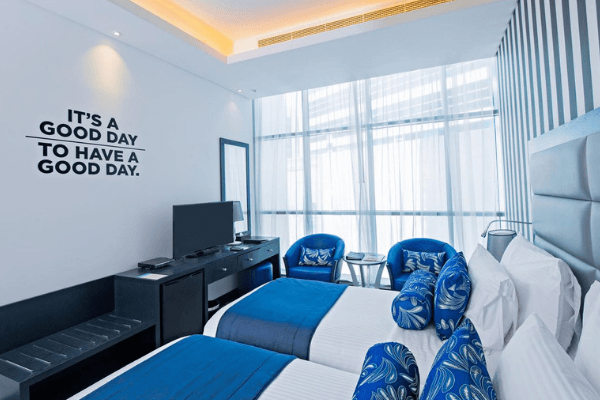 Dubai Football Tournament Hotel twin room
